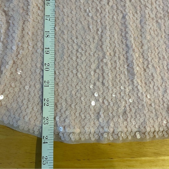 J. CREW Pink Sequin 3/4 Sleeve Tee - Picture 8 of 10